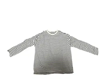 NEVER BE THE SAME 보더 롱T L 사이즈 루즈핏 한국