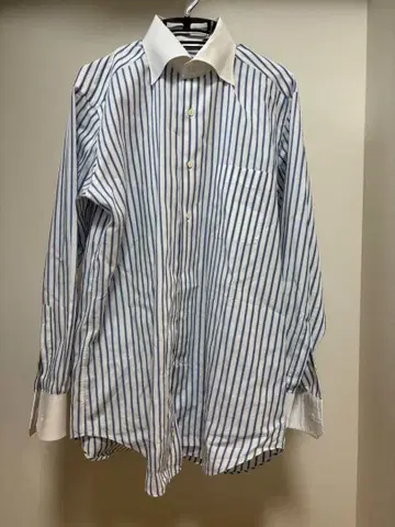 Bagutta 스트라이프 드레스 셔츠 긴팔