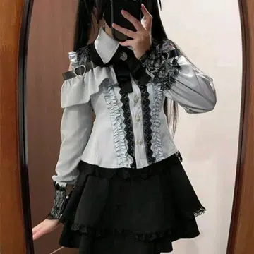 고스로리 원피스 블루