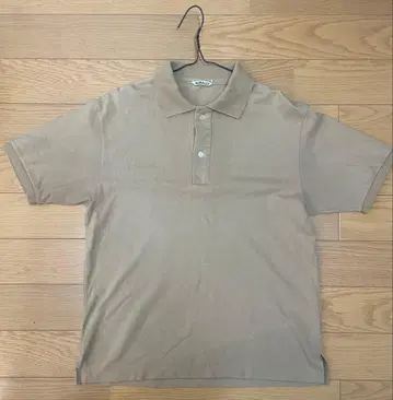AURALEE Super Fine Cotton Pique Big Polo