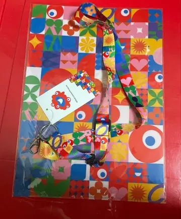 미야쿠미야쿠 만박 EXPO 넥스트랩 클리어 파일 BLOCK 패턴