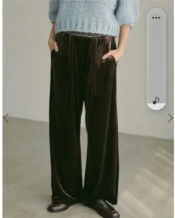 ETRETOKYO 리랙시 벨로아 팬츠