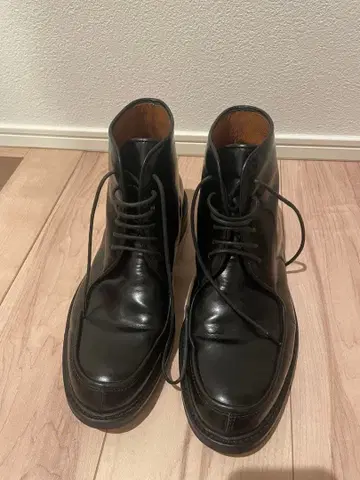 ALTOROH 알토로 블랙 가죽 부츠 6 1/2