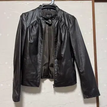 RULE 룰 가죽 자켓 여성용 초콜릿 브라운