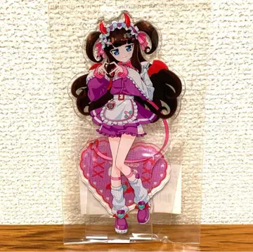 프리파라 하트데비데비 파티 아크릴 스탠드 쿠로스 아로마