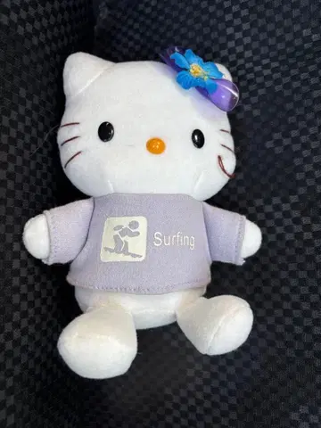 헬로키티 서핑 봉제 인형