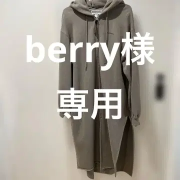 americana 속기모 후드 부착 롱 코트