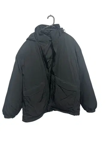 PUBLUX 파브뤽스 충전솜 숏 블루종 블랙 S 사이즈 다운