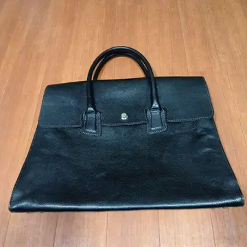 SOMES SADDLE 비즈니스 백 가죽 블랙