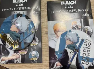 BLEACH PLAZA 히즈카야 토시로 캔뱃지 2종
