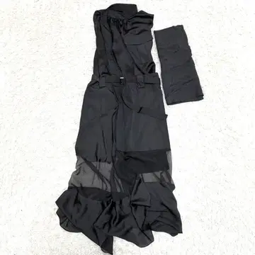 미사용급 사카이 롱 원피스 시스루 2024년 현행 블랙 1 S~M