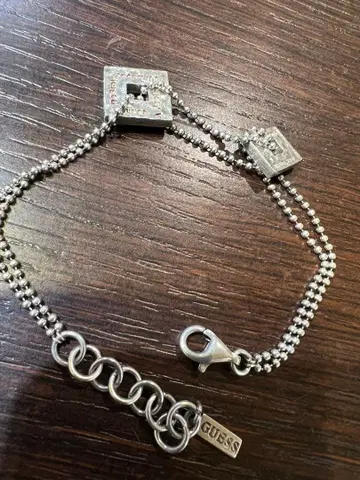 GUESS 925 실버 팔찌
