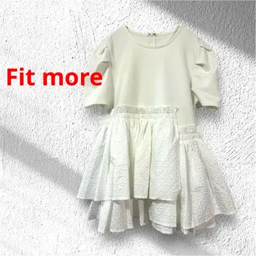 Fit more 아지메 페플럼 자카드 상의