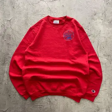 챔피온 USA 구제 의류 원포인트 자수 맨투맨 트레이닝복