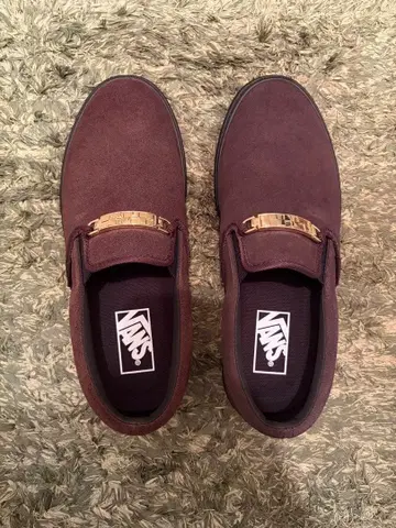 VANS 슬립온 25.5cm BROWN/BLACK 남녀 공용