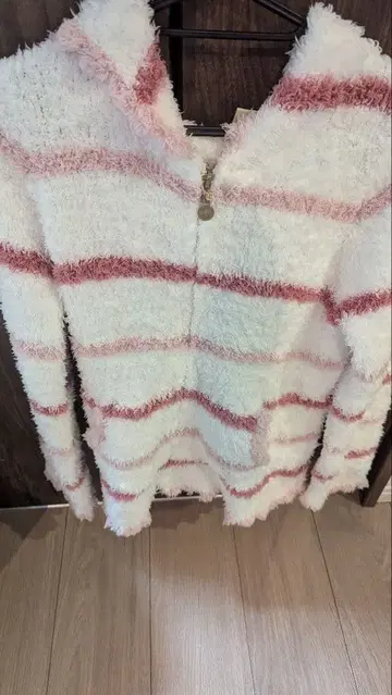 gelato pique 후드 부착 룸웨어 구제 의류