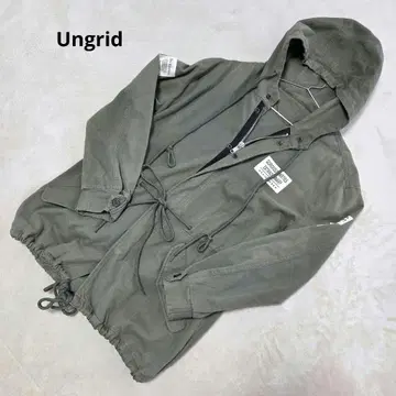 Ungrid 언그리드 카키 밀리터리 블루종 스터드 프리 사이즈