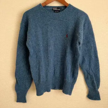 새상품급 폴로 랄프로렌 울 니트 스웨터 M / 귀여운 블루 계열 컬러