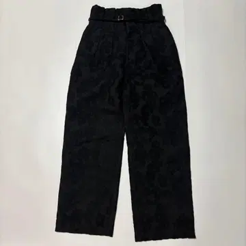 Eaphi JACQUARD HIGH WAIST PANTS