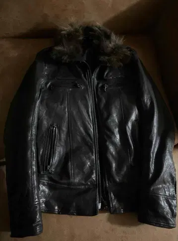 shellac 초기형 퍼 라이더 자켓