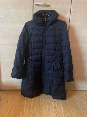 anySiS 롱 다운 자켓 블랙