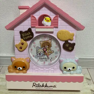 리락쿠마의 느긋한 고양이 프리미엄 시계