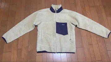 파타고니아 레트로 X 남성용 S 사이즈 베이지/블루