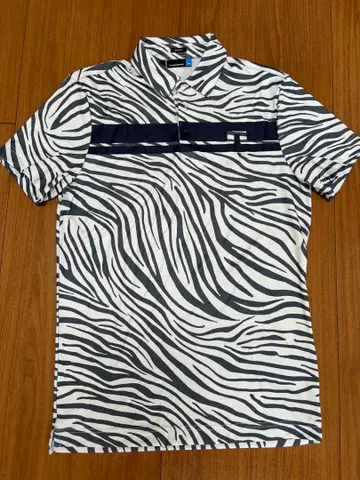 J.Lindeberg 제브라 패턴 피케 셔츠 S