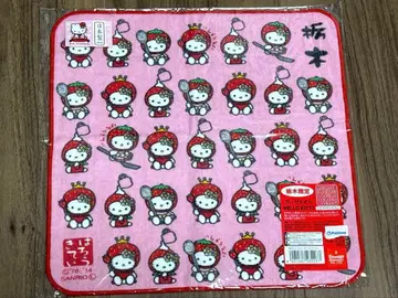 닛코 도치기 한정판 헬로키티 거즈 타월 미니 타월 지역 한정판