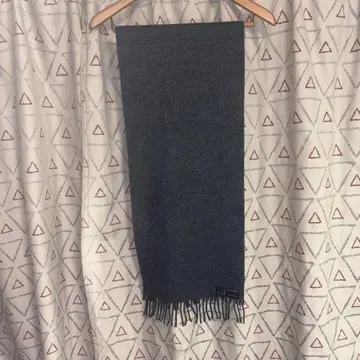 dunhill 무지 캐시미어 머플러 프린지