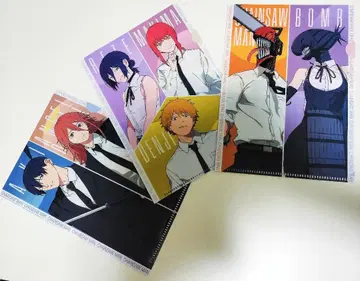 극장판 체인소 맨 mini 클리어 파일 컬렉션 A5 사이즈 3종