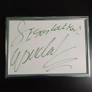 반다레이 시우바 친필 사인 프레임 포함