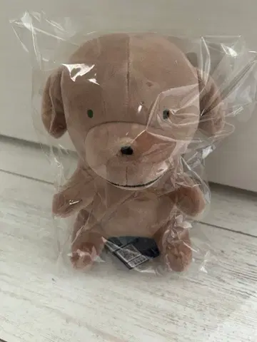 초기 강아지 코이누 우카우카 봉제 인형 브라운색 강아지 단종 레어