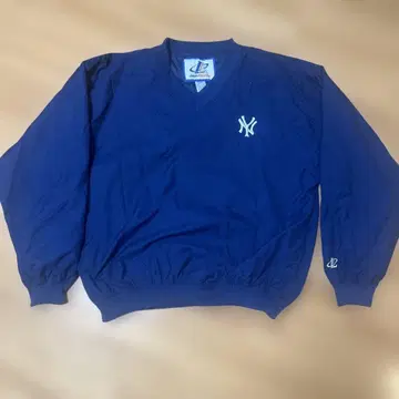 Logo Athletic 네이비 나일론 자켓 M