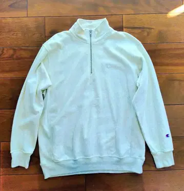 챔피온 리버스 위브 시착만 한 상품 내추럴 사이즈 S (꽤 큼)
