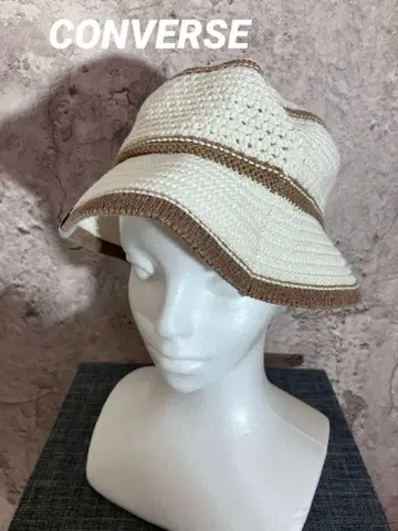 CONVERSE 스트라이프 버킷햇 캡 모자 골프캡