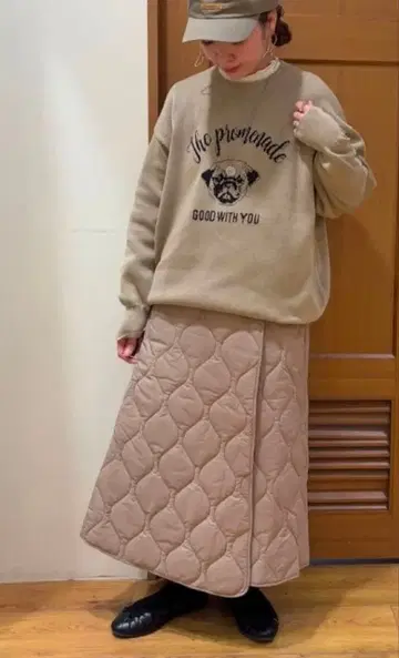 새상품 퀼팅 랩 스커트 여성용 켈티 사만사 모스모스