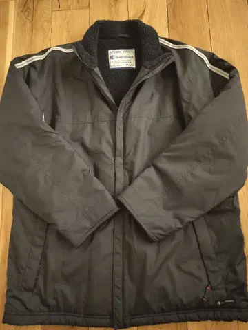 블랙 플리스 라이닝 점퍼 M