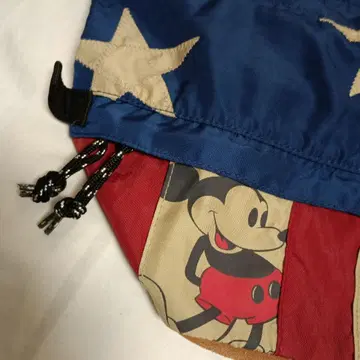 데님앤던거리 미키 나일론 토트백