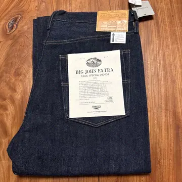 BIG JOHN XX001 천연 아이젠 데님 팬츠