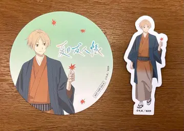 나츠메 우인장 콜라보 카페 나츠메 타카시 특전 코스터 택