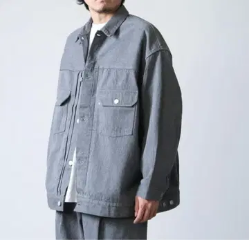 Graphpaper Colorfast Denim Blouso