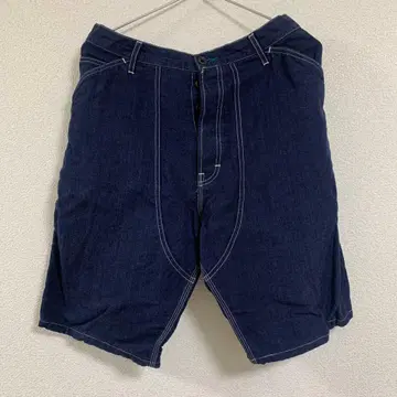 엘리펀트 블랑 다크 블루 데님 숏팬츠