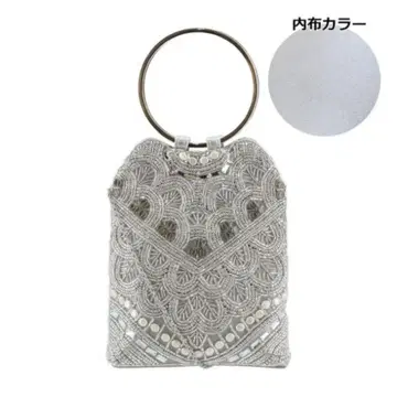 택 포함 새상품 녹틸루카 파티백 숄더백 실버