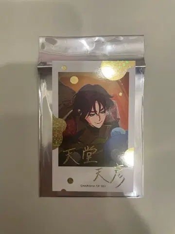 카리스마 건보 팝업 텐도 텐히코 폴라로이드풍 카드