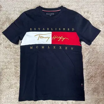 타미힐피거 네이비 T셔츠 S