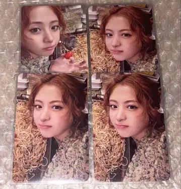 르세라핌 윤진 트레이딩 카드 봉입 spaghetti