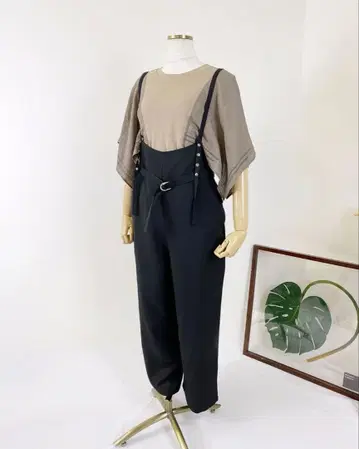 부기우기 내추럴 블랙 살로펫 올인원