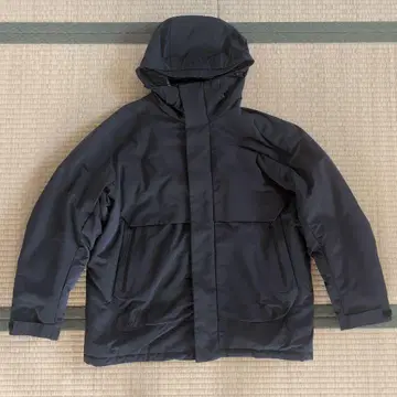 유니클로 플러스j 하이브리드 다운 오버사이즈 파카 L 질 샌더