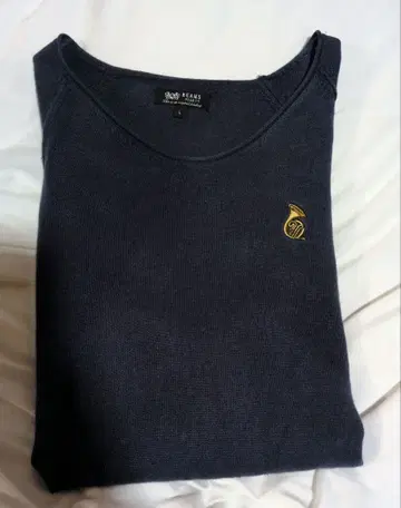 BEAMS 네이비 L 니트 스웨터